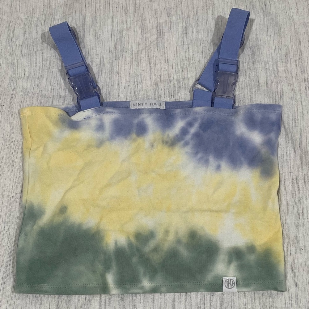 Hot topic ninth hall top with buckle straps